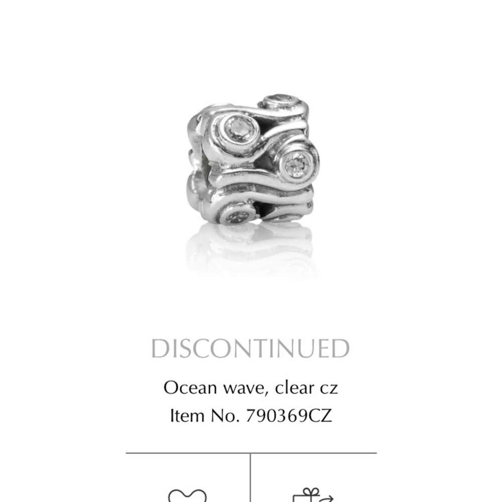 Pandora "ocean wave" charm